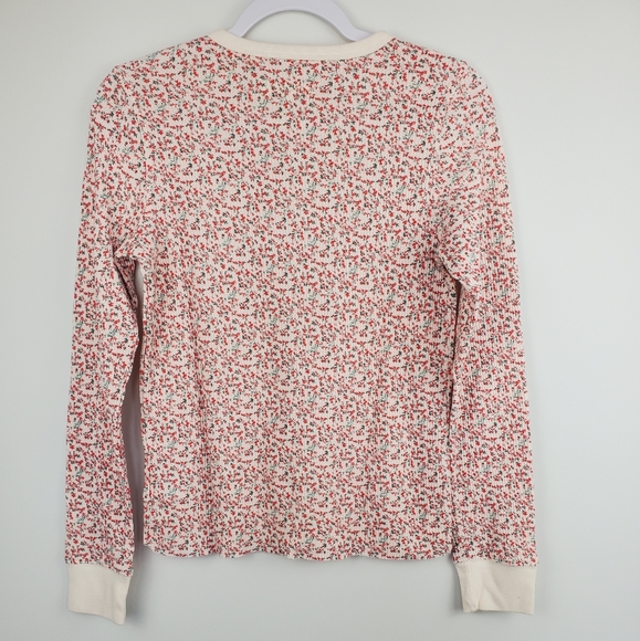 American Eagle Floral Long Sleeve Thermal Shirt - Picture 5 of 6